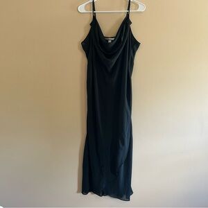 Cacique Black V-Neck slip dress